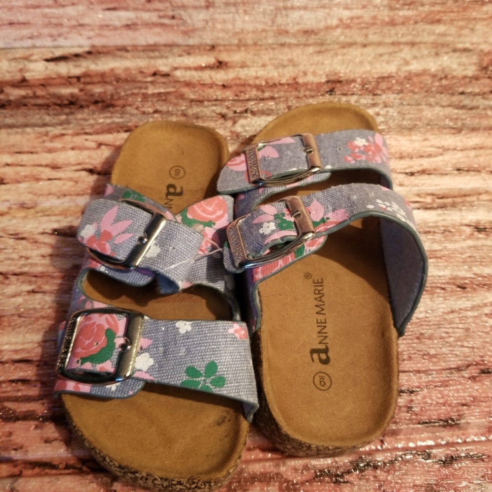 Ann Marie Toddler Boho Floral Sandals size 9 NWT